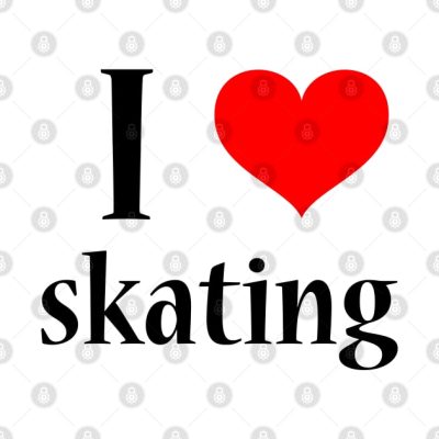 I Heart Skating Skaters Love To Skate Throw Pillow Official Skating Merch