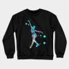 Figure Skating Watercolor Painting 1 Crewneck Sweatshirt Official Skating Merch