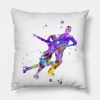 Figure Skating Couple Watercolor Painting Throw Pillow Official Skating Merch