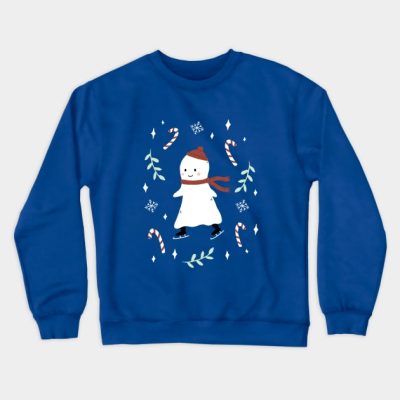 Ice Skating Ghost Crewneck Sweatshirt Official Skating Merch