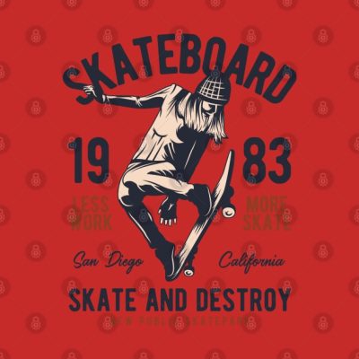 Skaters Club Radica Manouvering Skate And Destroy Tapestry Official Skating Merch