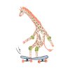 Skater Giraffe Mug Official Skating Merch