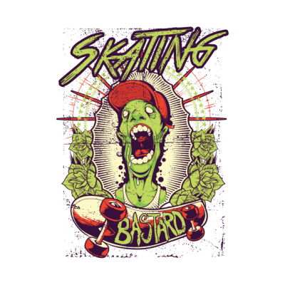 Skating Bastard Tapestry Official Skating Merch