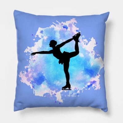 Skater On A Cloud Throw Pillow Official Skating Merch