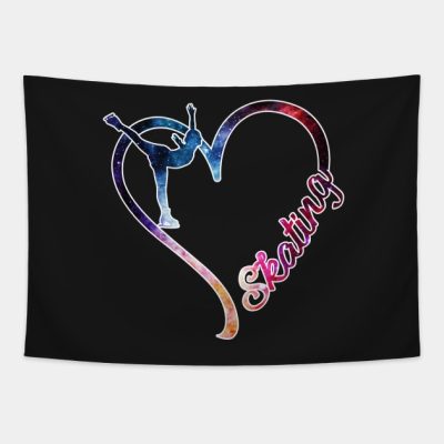 Galaxy Skating Heart Tapestry Official Skating Merch