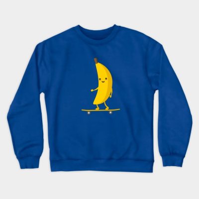 Banana Skater Crewneck Sweatshirt Official Skating Merch