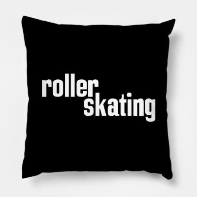 Roller Skating Rollerskating Throw Pillow Official Skating Merch