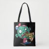 a creepy skating zombie is biting a slice of pizza tote bag r5677c6dbe6694a30b4f39b49291ebe07 6kcf1 1000 - Skating Gifts