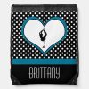 blue heart white polka dots figure skating drawstring bag r70b74505d1d547b580df4881deb5382d zffcx 1000 - Skating Gifts