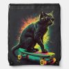 cool skateboarding cat drawstring bag r324fa1028c824d8a9db2b1ef61fe94e2 zffcx 1000 - Skating Gifts