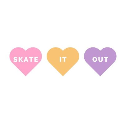 Skate It Out Figure Skating Design Tote Bag Official Skating Merch