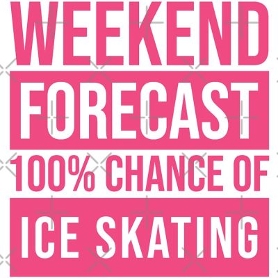 Ice Skater Gift Ice Skating Forecast For Women Tote Bag Official Skating Merch