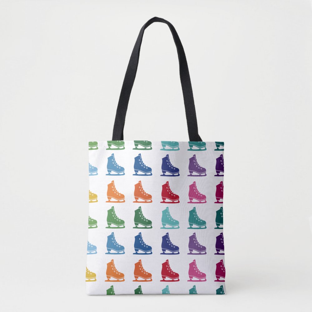 ice skates colorful fun array tote bag redec048c605145bcab4331534978909b 6kcf1 1000 - Skating Gifts