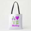 love roller skating fun inline skater tote bag rc3d6d94bce6048e293dc63677181c039 6kcf1 1000 - Skating Gifts