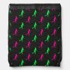 neon green hot pink figure skating black chevron drawstring bag r8b17133767dc4157b540eef14f939d29 zffcx 1000 - Skating Gifts