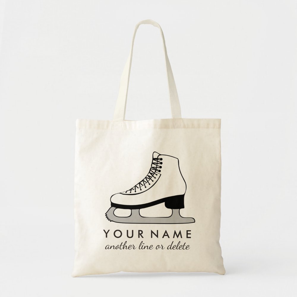 personalized figure skating custom name text tote bag r8b1352732e3a4afc8037acdeceb0100e v9w6h 8byvr 1000 - Skating Gifts