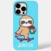 personalized funny cartoon cute sloth on skate case mate iphone case rd6e7465938044be68149f9d83452af45 s0dnv 1000 - Skating Gifts