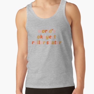 World'S Okayest Roller Skater Tank Top Official Skating Merch