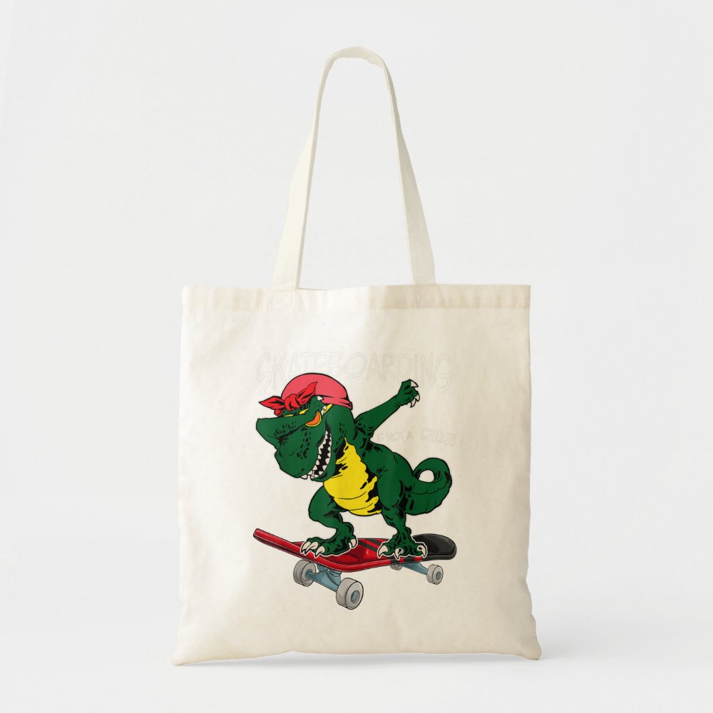 santa cruz retro vintage funny dabbing t rex skate tote bag r13877c17063b4501ba550b565878f1ba v9w6h 8byvr 1000 - Skating Gifts