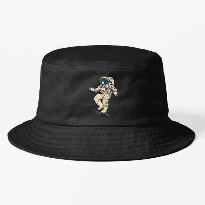 Astronaut Skateboarding Bucket Hat Official Skating Merch