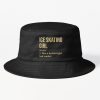 Ice Skating Girl Definition In Gold Bucket Hat Official Skating Merch