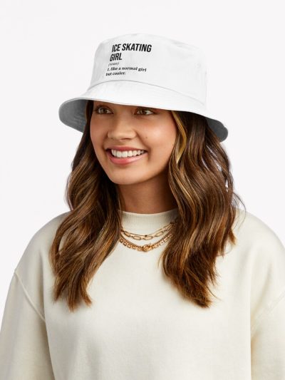 Ice Skating Girl Definition Bucket Hat Official Skating Merch