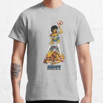 Hating Bladers, Hook-Ups Skateboard T Shirt Design. T-Shirt Official Skating Merch