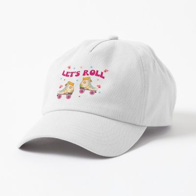 Let'S Roll Roller Skate Retro Skater Lovers Cap Official Skating Merch