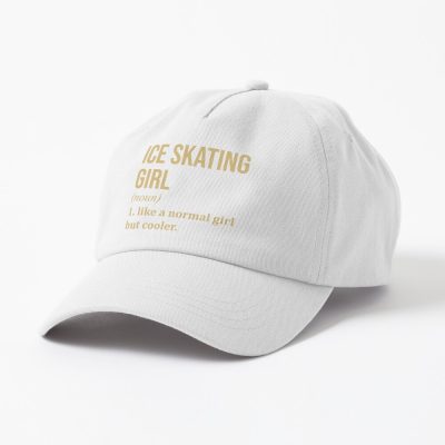 Ice Skating Girl Definition In Gold Cap Official Skating Merch