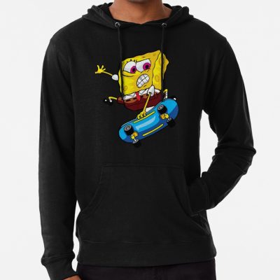 Cool Skating Sponge Bob Design #Skateboard Hoodie Official Skating Merch