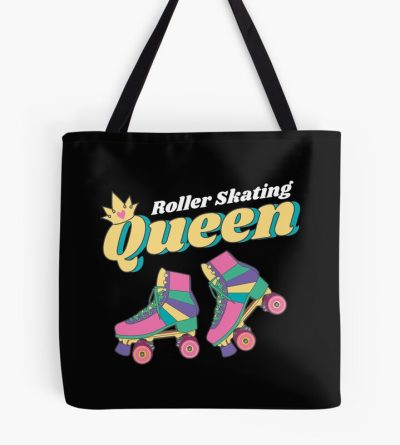 Rollerskating Queen - Retro Rollerskating Skating 70S Rollerskating Queen Tote Bag Official Skating Merch