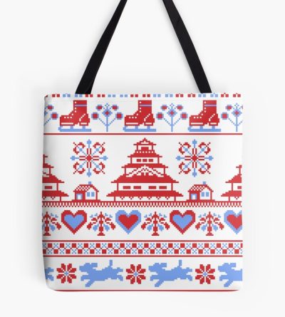 Winter Ice Skating Aesthetic Tote Bag Official Skating Merch