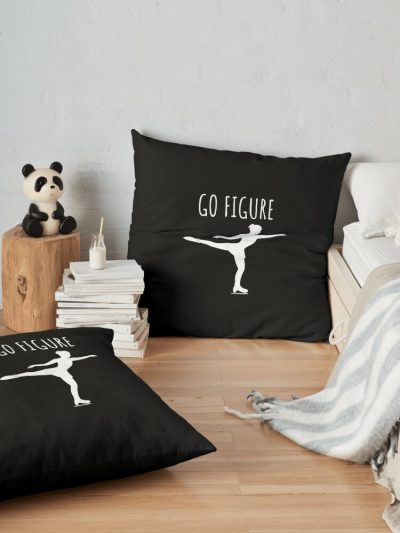 Figure Skating Throw Pillow Official Skating Merch