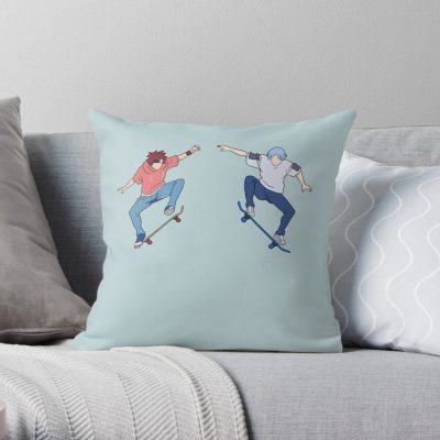 Sk8 The Infinity - Reki And Langa Skating Throw Pillow Official Skating Merch