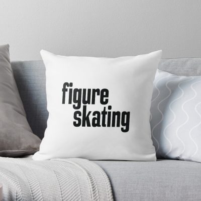 Figure Skating Throw Pillow Official Skating Merch