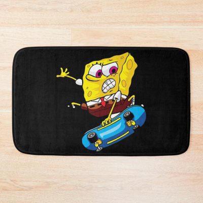 Cool Skating Sponge Bob Design #Skateboard Bath Mat Official Skating Merch