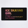 Ice Skating Girl Definition In Watercolor Mouse Pad Official Skating Merch