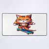 Cat On Skateboard Mouse Pad Official Skating Merch