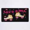 Let'S Roll Roller Skate Retro Skater Lovers Mouse Pad Official Skating Merch