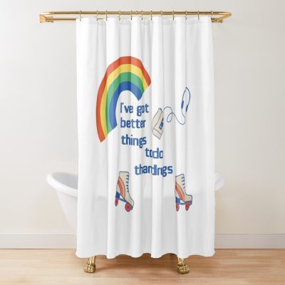 Better Than Drugs: Skating Shower Curtain Official Skating Merch