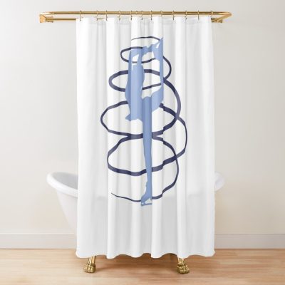 Figure Skating Shower Curtain Official Skating Merch