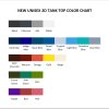 tank top color chart - Skating Gifts