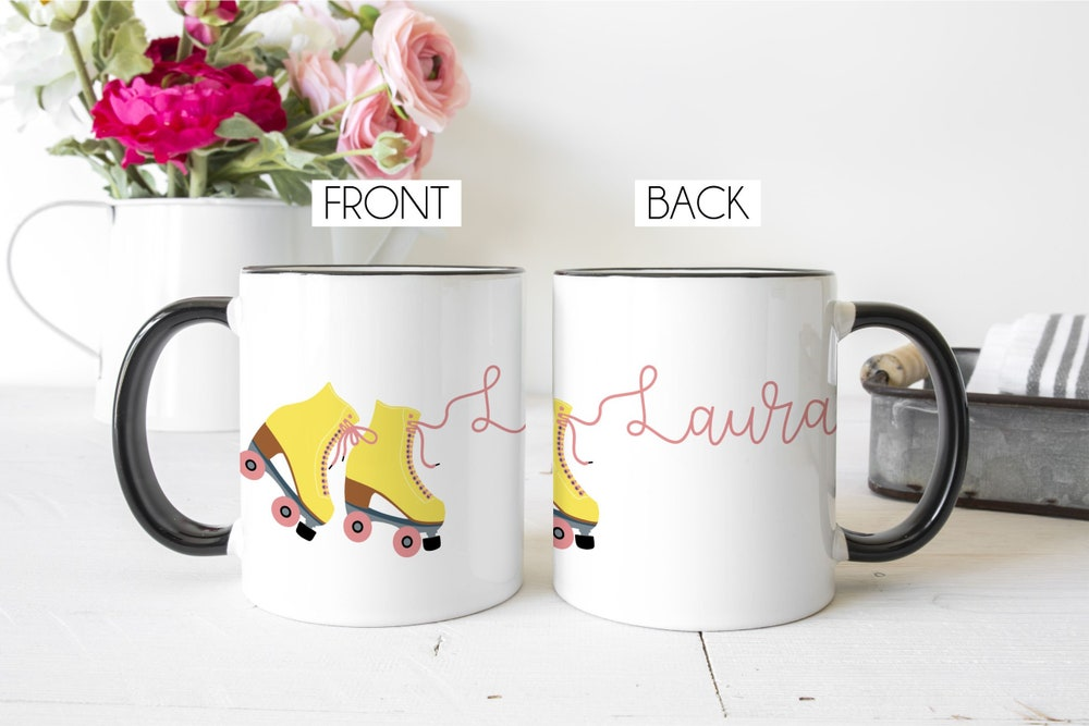 Rollerskate Personalized Mug